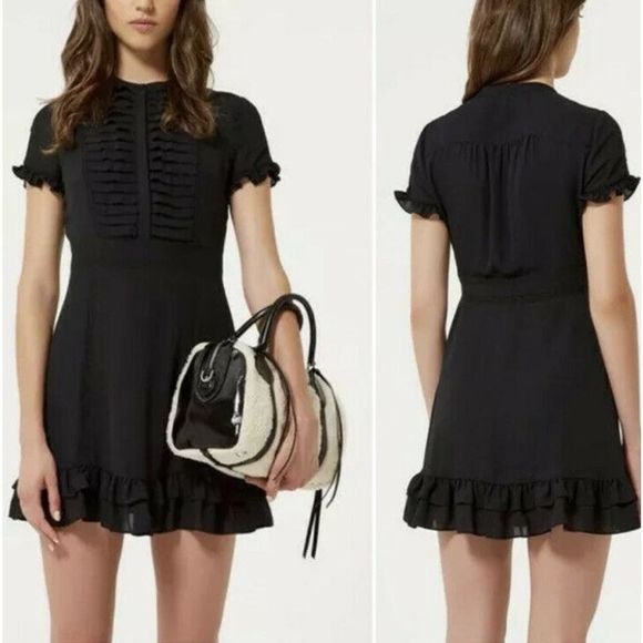 Rebecca Minkoff Dresses & Skirts - Rebecca Minkoff Ariel tiered ruffle pleated dress